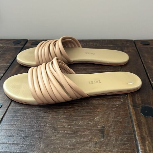 Tkees Slide Sandals Strappy Slide Slip On Size 9 - Picture 3 of 10
